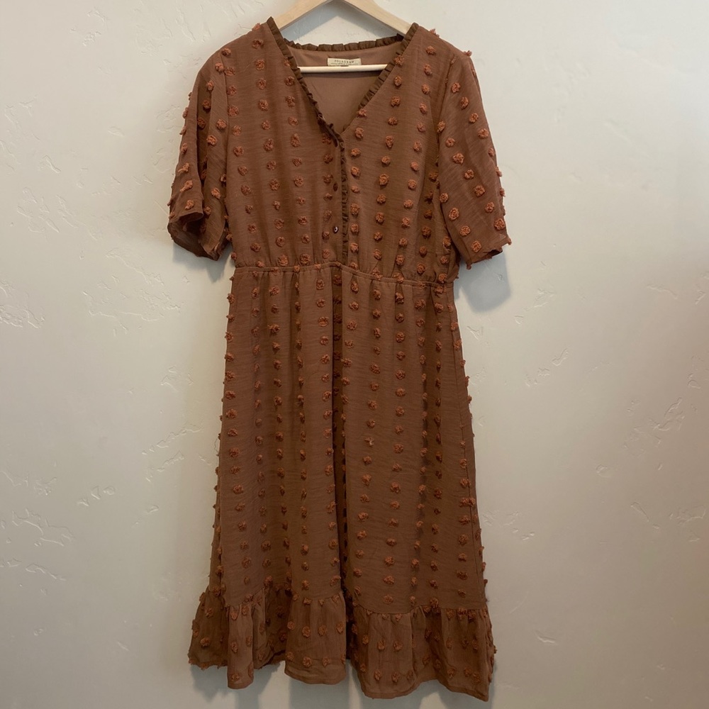 Poly gram Dress Vintage Style Sz Lg.